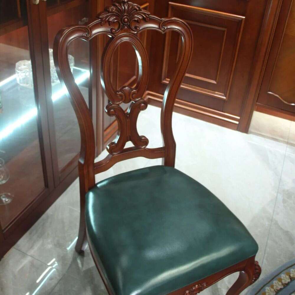 Zhong zhixin Sophisticated High-Quality Solid Wooden Dining Set Reflecting Natural Elegance & Comfort