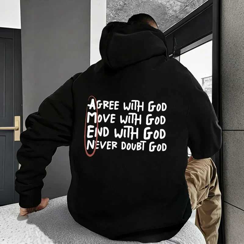 2025 Hot Sale Christian God Printed Hoodie for Men High Quality Hooded Long Sleeved Top All Season Daily Casual Fashion PulloverXJ251009