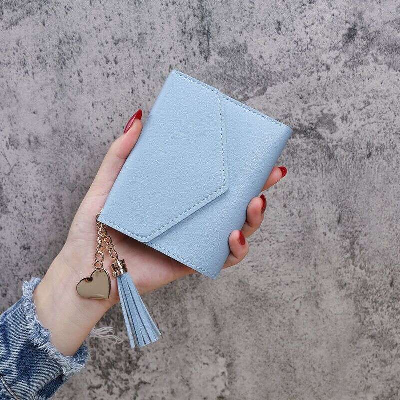 New Women's Short with Multiple Card Slots, Mini Wallet Women, Fashionable Small Handbag for Students, Coin Purse, Clutch Bag