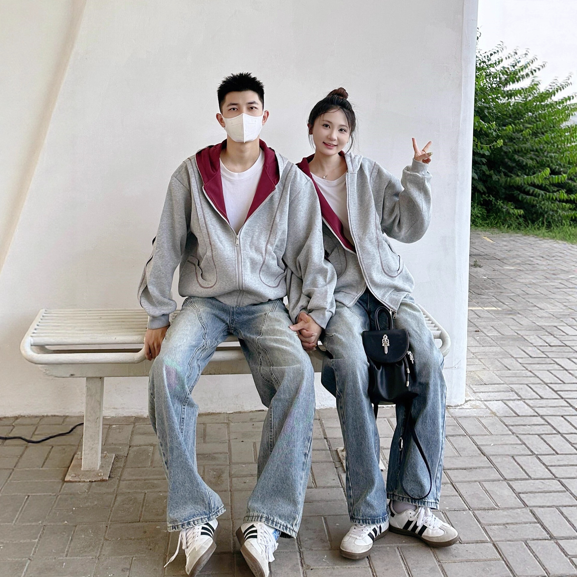 Designer Hoodie Creative Designer Shirt Design Cardigan Sweatshirt Hoodie 2025 Autumn Color-block Korean Style Trendy Youthful Unisex Casual Jacket