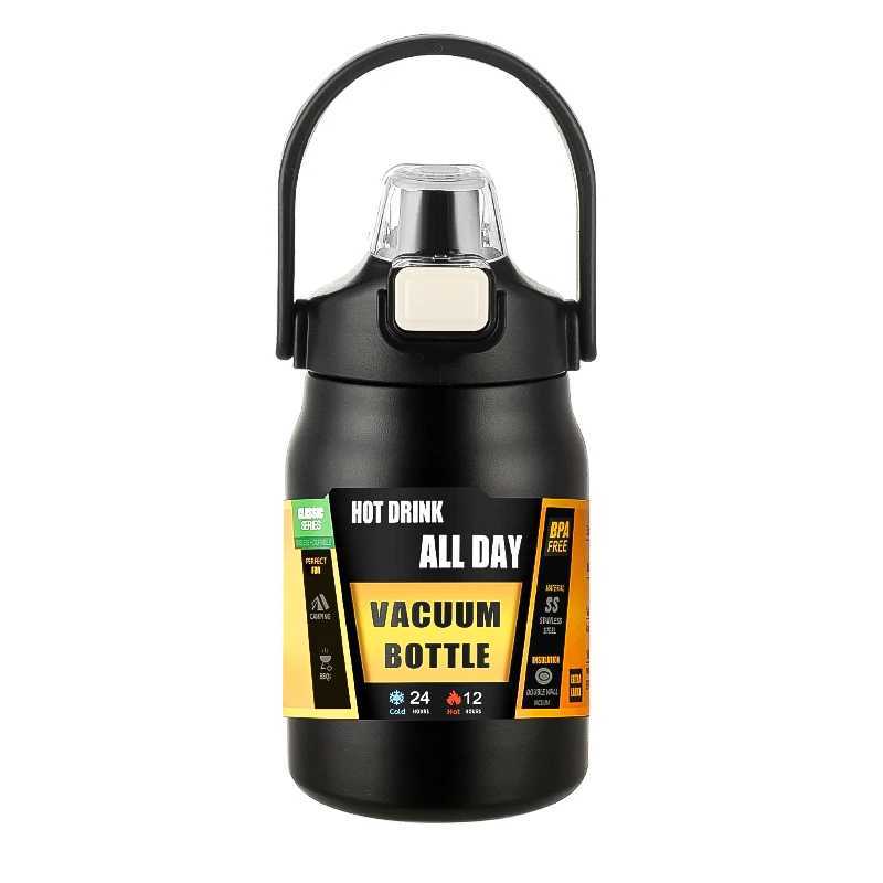 SUS304 Stainless Steel Thermos Portable Tumbler Vacuum Flasks Cold and Hot Sports Water Bottle C251008