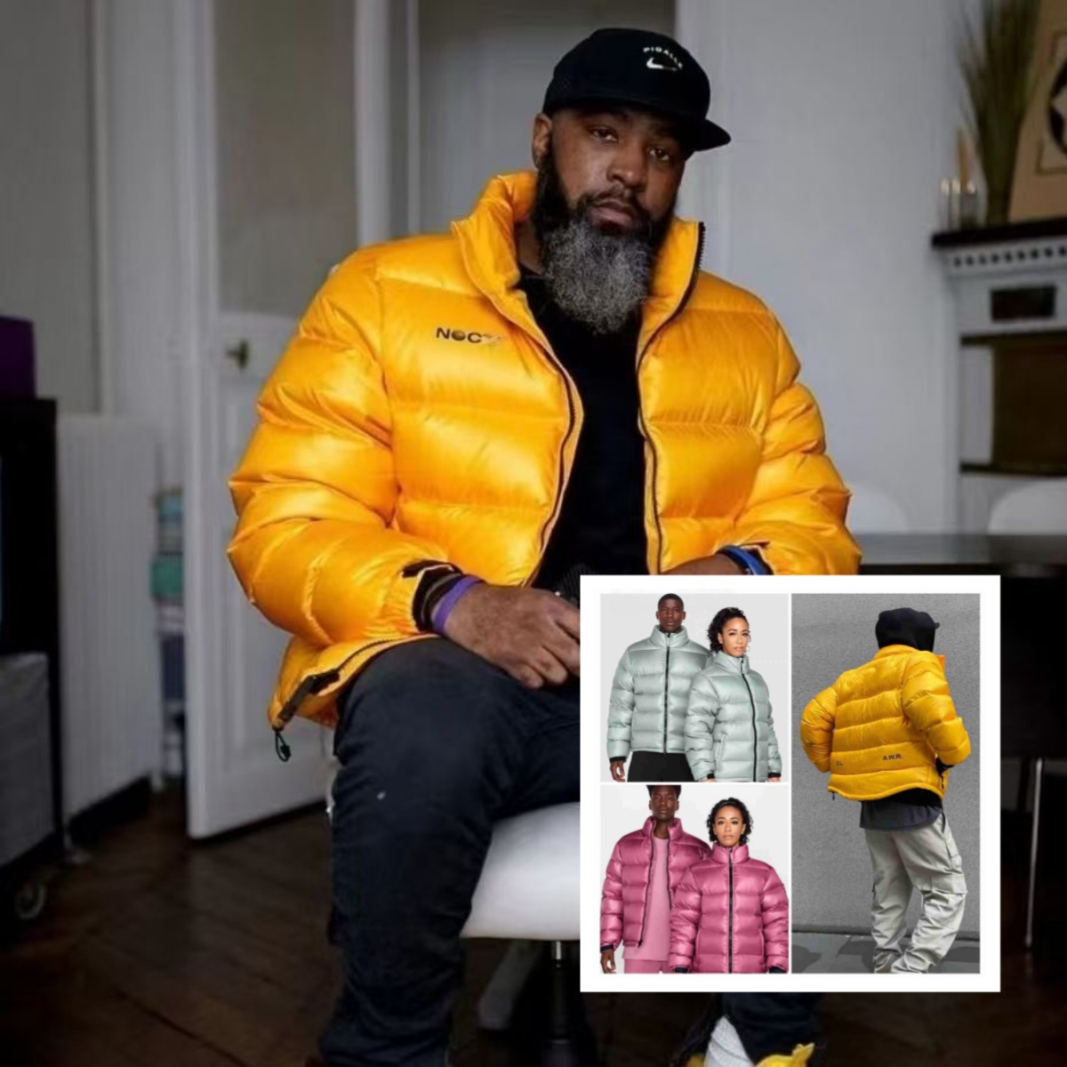 NOCTA puffer Jackets shiny Parkas Designer Mens Down Jacket High Quality White Duck Down Winter Coats Luxury Men Women Thickening Warmth Windbreaker Couple Top fu