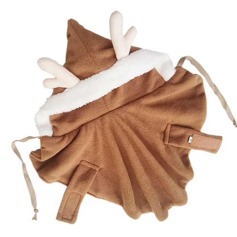 Christmas Elk Cat Cape Autumn Winter Cat Clothes British Shorthair British Pet Plush Jacket Christmas Pet Accessories C251009