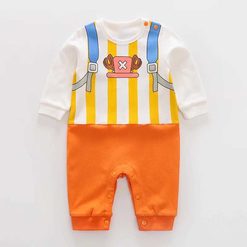 Spring And Autumn Newborn Anime Style Role Play Cotton Comfortable Soft Girl Boys 018m Long Sleeved Baby Bodysuit C251009