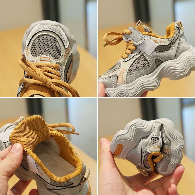 Kids Mesh Breathable Sports Shoe Lightweight Versatile Infant Happysteps Boys Girls Toddler Casual Shoes Children Running Shoes Sizes 5.5C-12.5C H0660