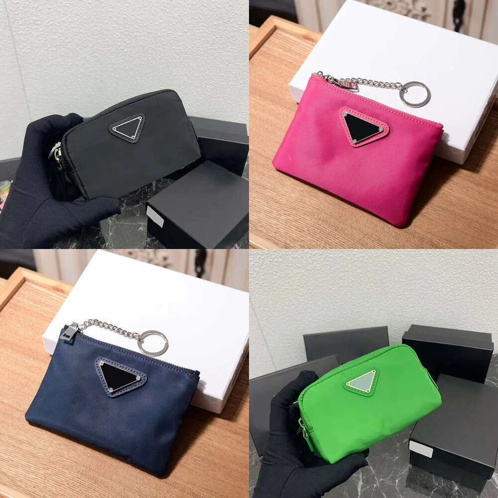 Mini Coin Purses Top Designer Cosmetic Bag Nylon Make Up Bag Woman Luxury Handbag Wallet Cardholders Tote Storage Bag Ladies Makeup Pouch Key Pouch Luxury Wallet
