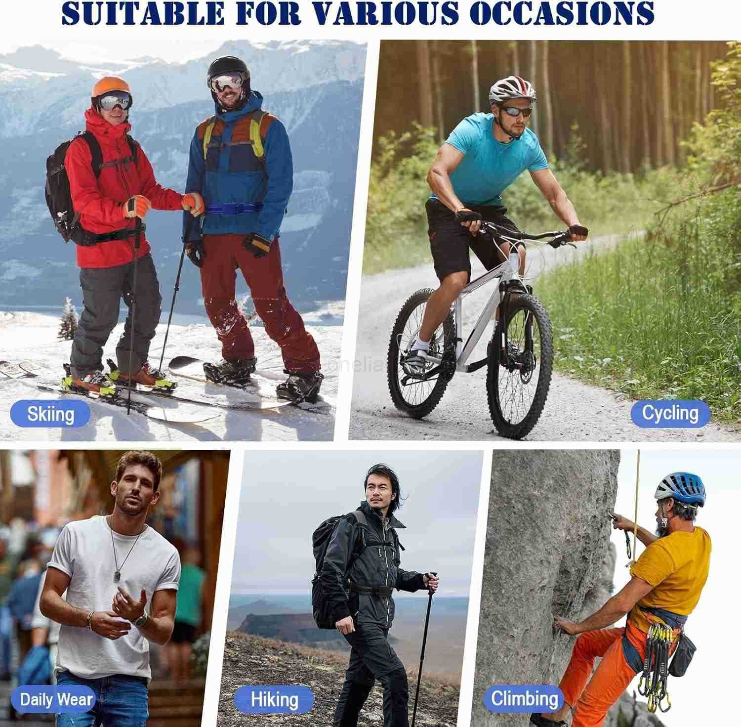 Tactical Nylon Mens Belt AdjustabLE Web Belts with NonMetal for Outdoor Sports Training 59 Inches LEngth W251009