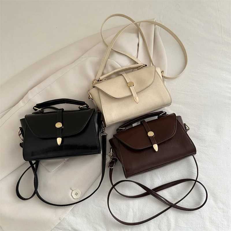 2025 Vintage Square Bag Wens Trendy Crossbody Purse Elegant Shoder Bag for Fall Winter Outfits D251009