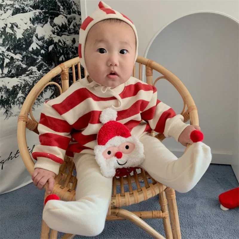 Christmas Baby Girls Boys Clothes Romper Jumpsuits Lovely Santa Claus Soft Onesie Bodysuit Cotton Baby Pullover Toddler Outfits C251009