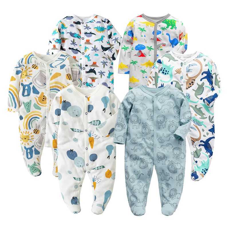 Four Seasons Newborn Infant Baby Boy Girl Jumpsuit Soft Long Sleeve Romper Casual Toddelr Clothing 012 Months Baby Clothing C251009