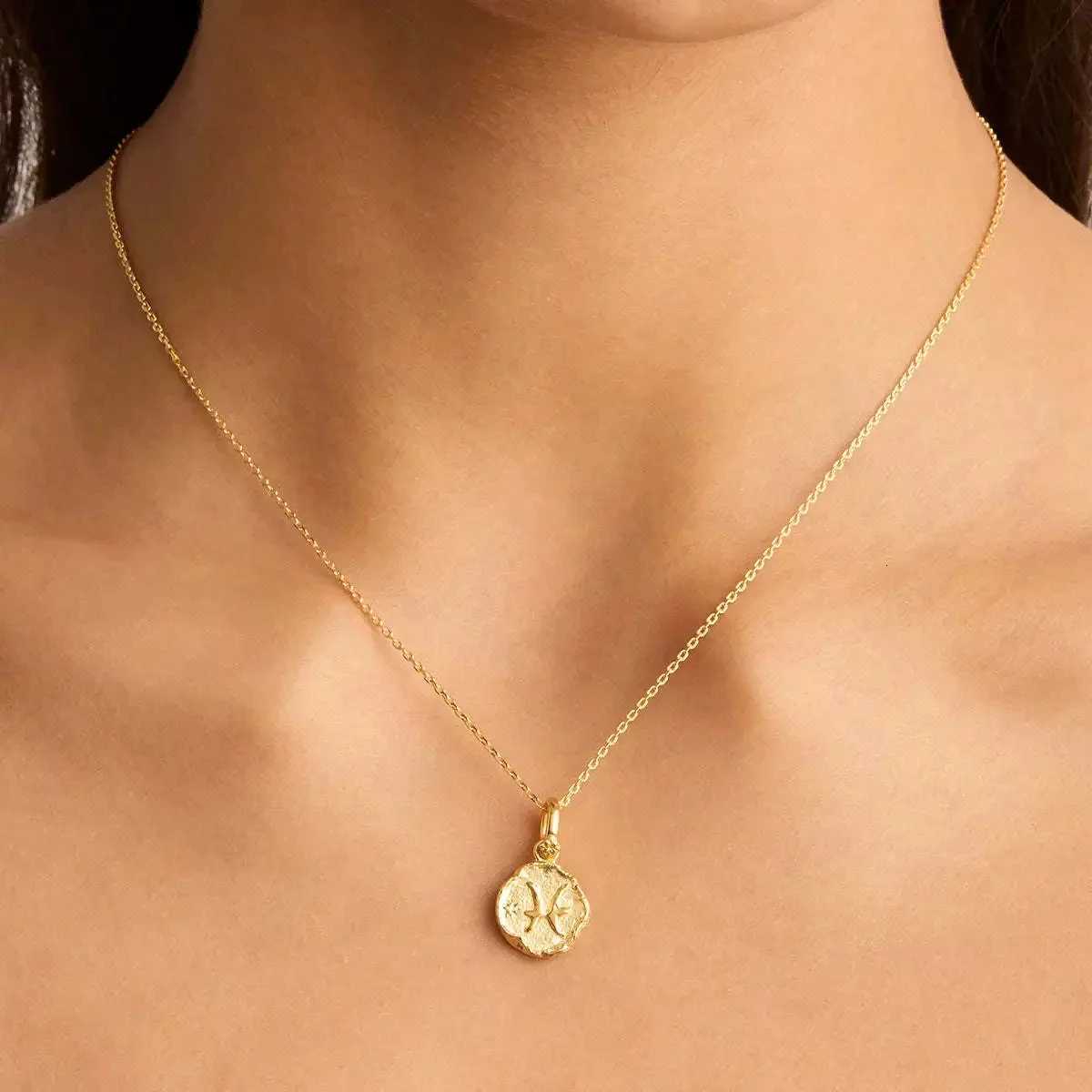 12 Constellation Libra Pisces Virgo Necklace for Women Men Vintage Zodiac Sign Coin Pendant Necklace Stainl Steel JewelryXJ250912