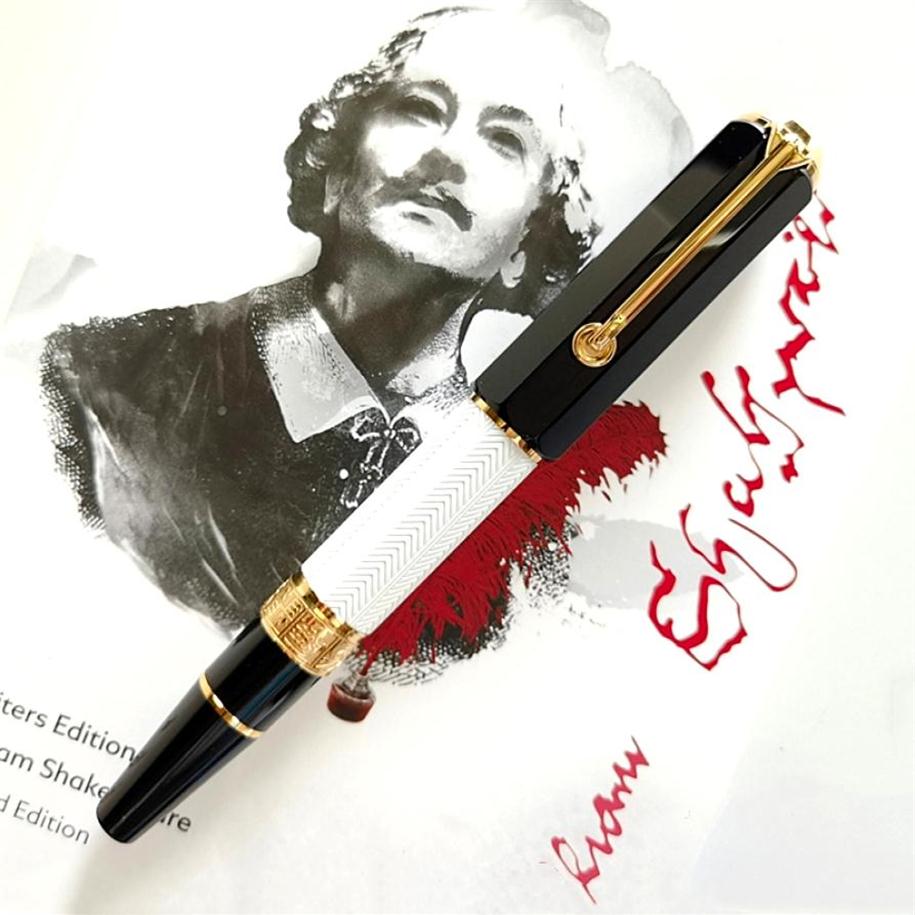 Limited Edition Writer William Shakespeare Rollerball Pen Gel Pen Unique Design Writing Office School Stationery With Serial Numbe54606246D