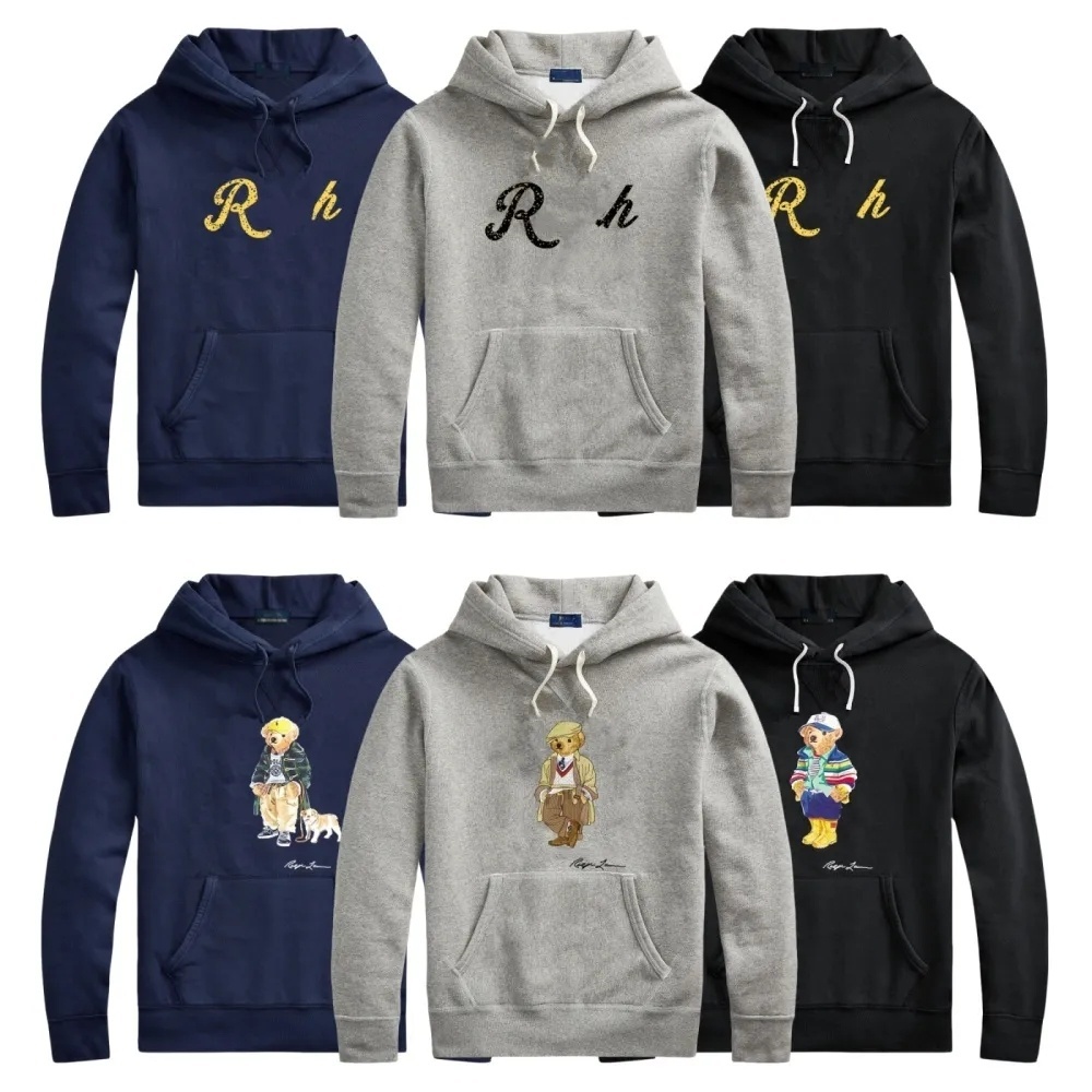 polo hoodie women designer hoodies men clothing tracksuit pullover cotton horse long sleeve zip up sweatshirt sweatsuit set s-5xl