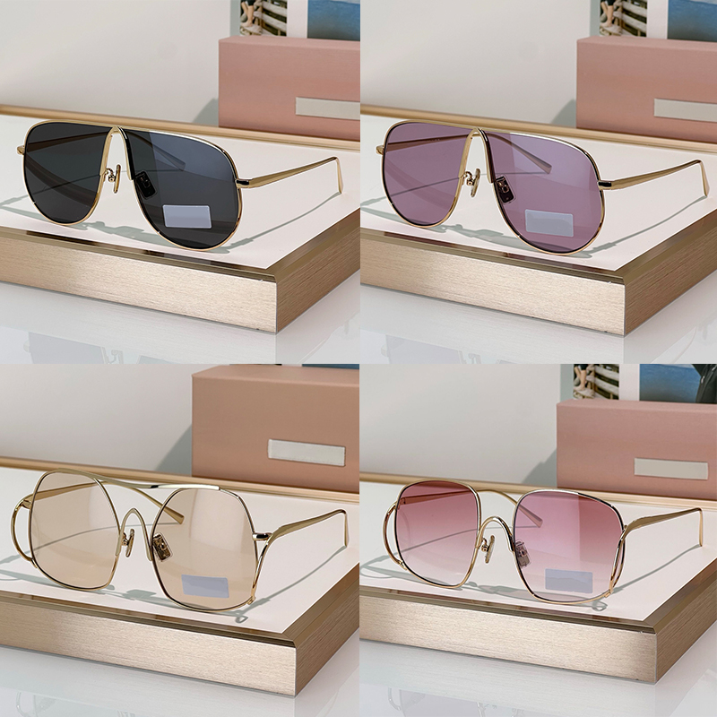 Designer Ombre Sunglasses For Women Men MUA623S Fashion Metal Frame Oversize Eyewear Luxury Sunglasses Outdoor Goggles UV400 Glasses With Box