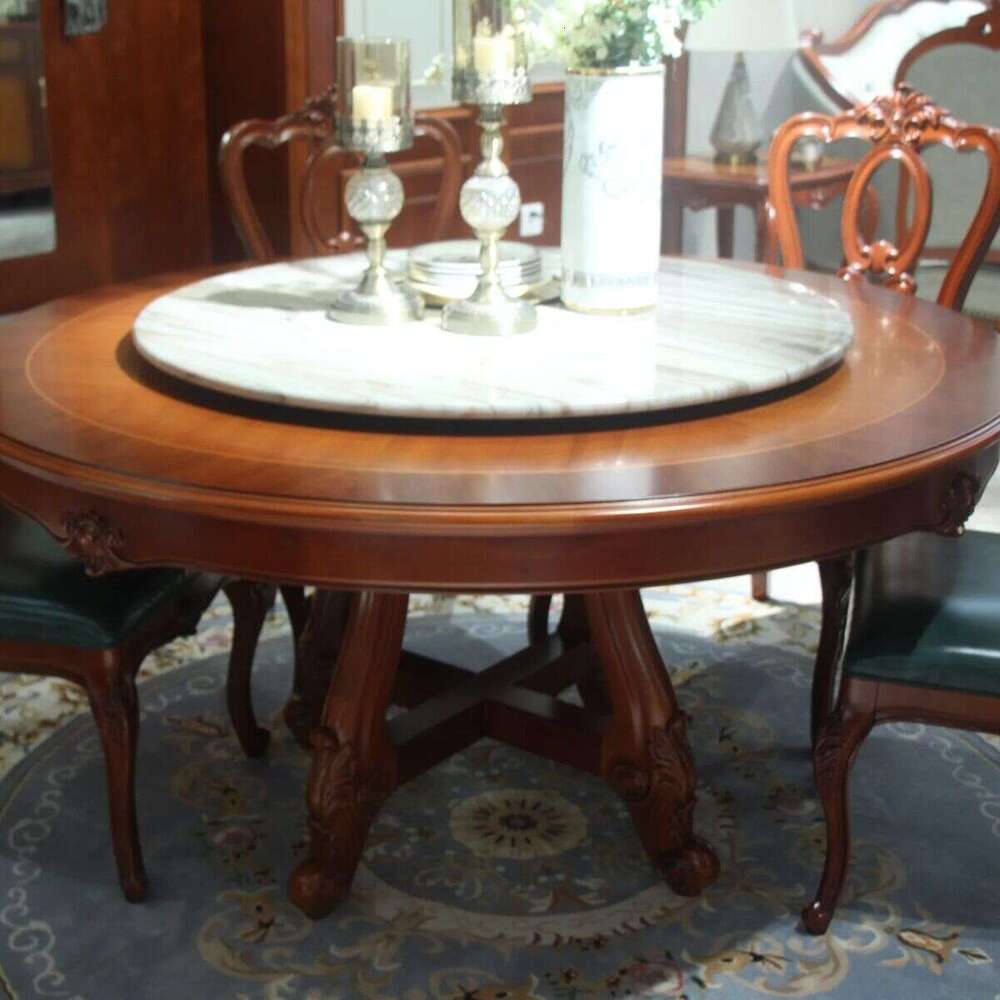 Zhong zhixin Sophisticated High-Quality Solid Wooden Dining Set Reflecting Natural Elegance & Comfort
