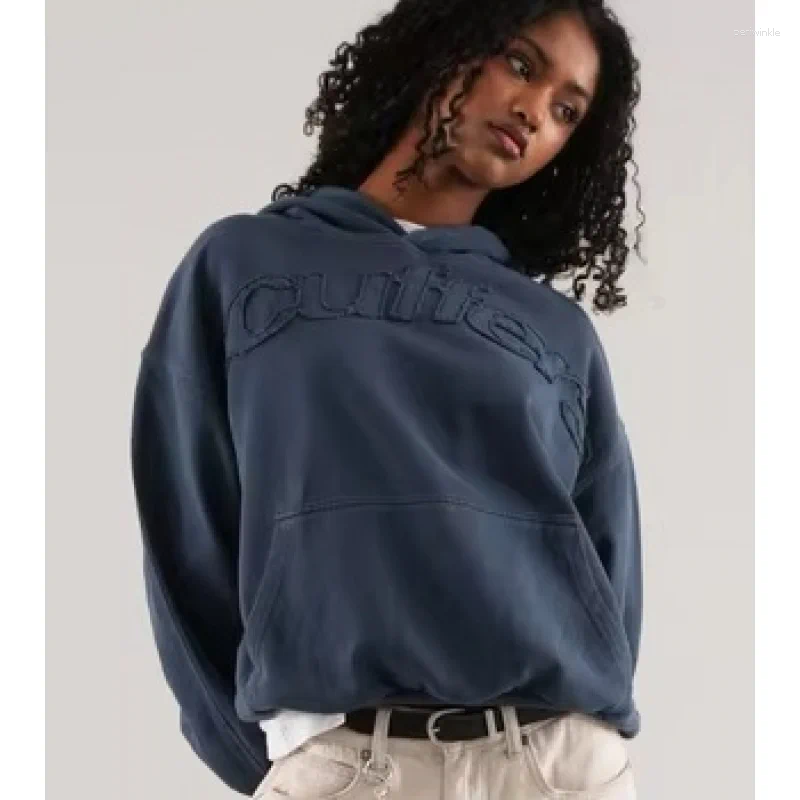 Men s Hoodies Simple Fresh Style Blue Loose Sweatshirts Korean Harajuku Casual Cotton Comfort Fashion Long Sleeves Anime 5481