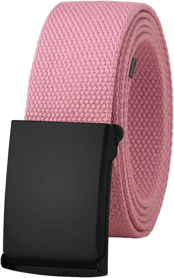 Falari Canvas Web Belt Fully AdjustabLE Cut to Fit Belt Flip Top W251009