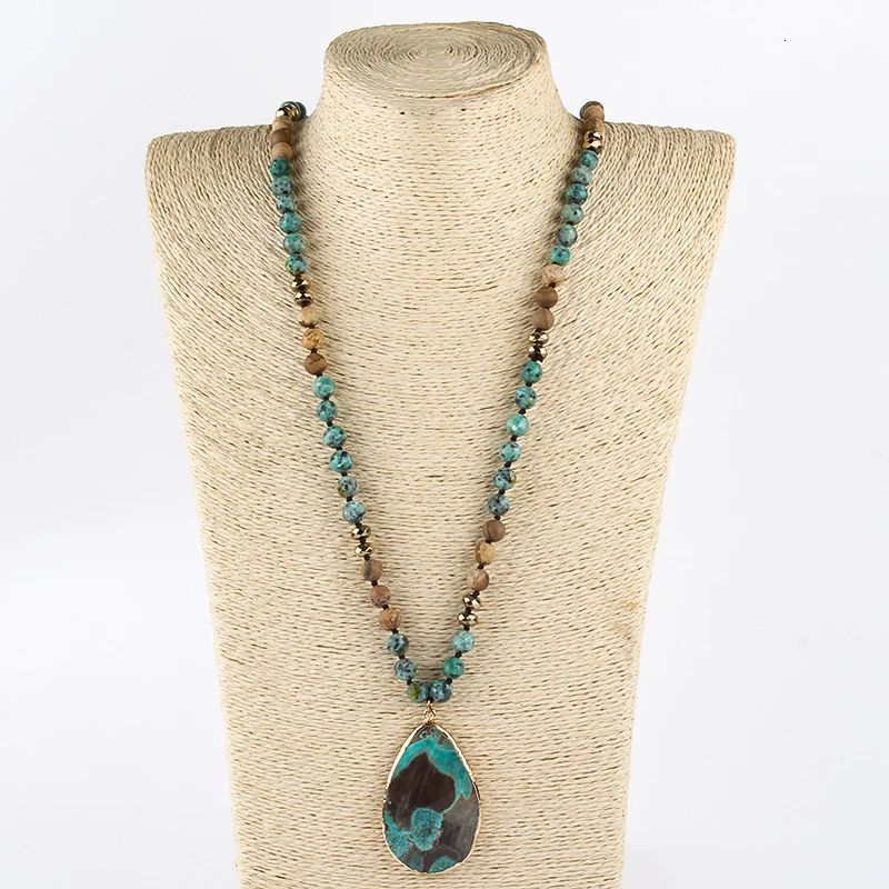 Fashion Boho Jewelry Africa Turquoise Natural Stones With Se