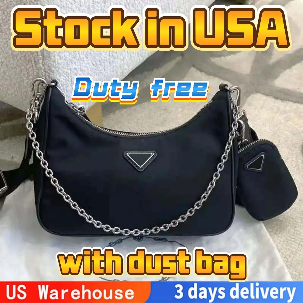 Designer Bag Shoulder Bag Purse Luxury Bag Handbag Tote Women's Purse Nylon High Quality Underarm Bag Fashion Black Tote Mini Bag Re-Edition 2000 Hobo Bag Crossbody Bag