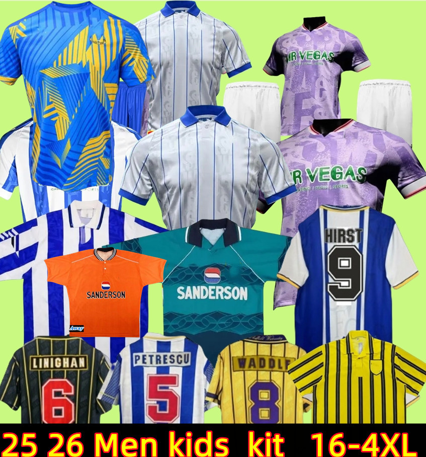 3XL 4XL 25 26 Sheffields soccer jerseys Wednesdays 2025 Will Vaulks Callum Paterson Michael Smith Tyreeq Bakinson Mallik Wilks football shirts 93 94 95 97 98 99
