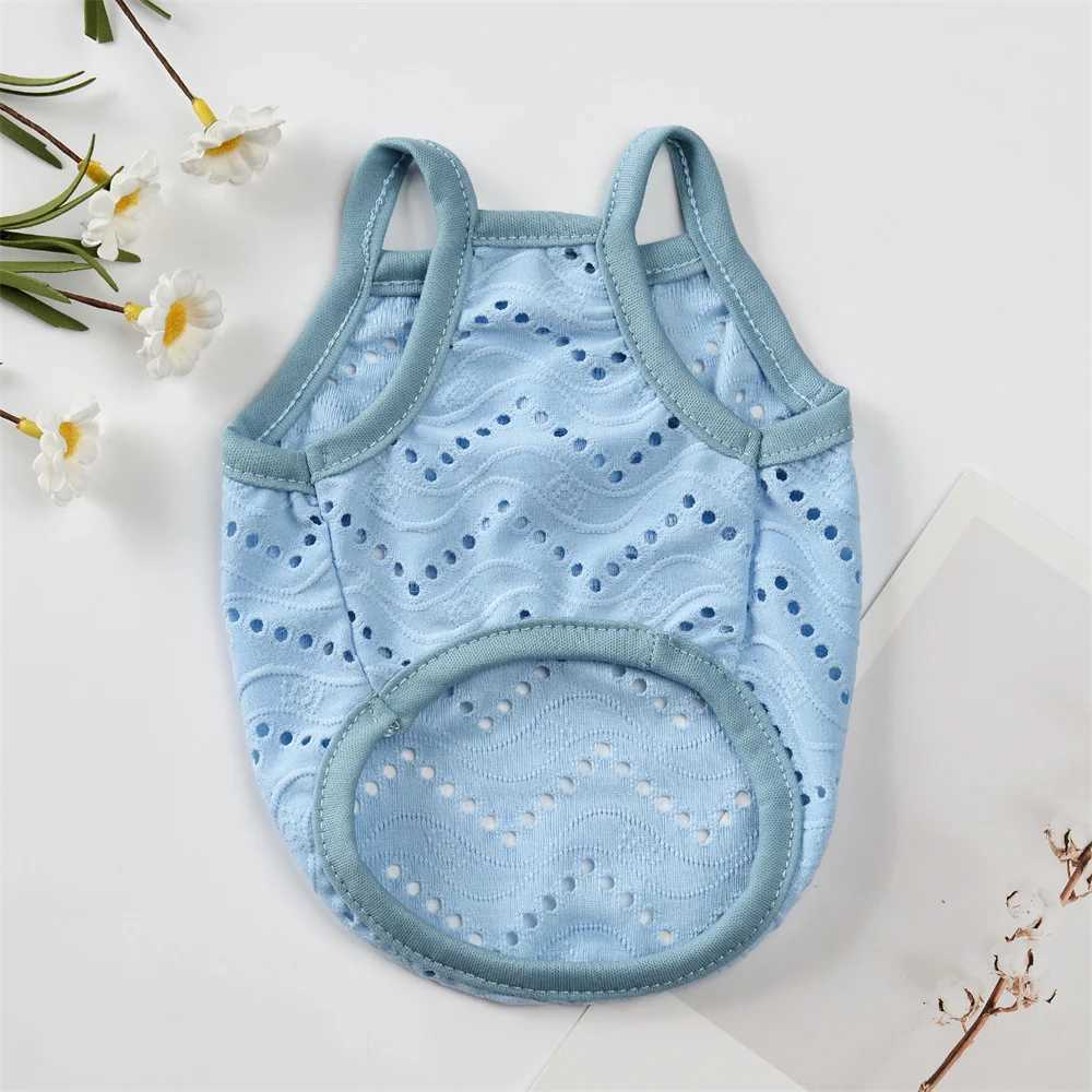 Cat Puppy Hollow Out Camisole Vest Summer Breathable Pet Clothes for Small Dogs Cats Kitten Clothing Outfit C251009