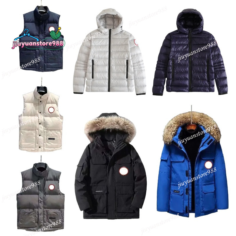 Canadalys Gooselys Canada Jacket New Jacket Designer Down Jacket Crofton Canadian White Duck Down Men Winter Quality canadalys goosse vest Canad gooese