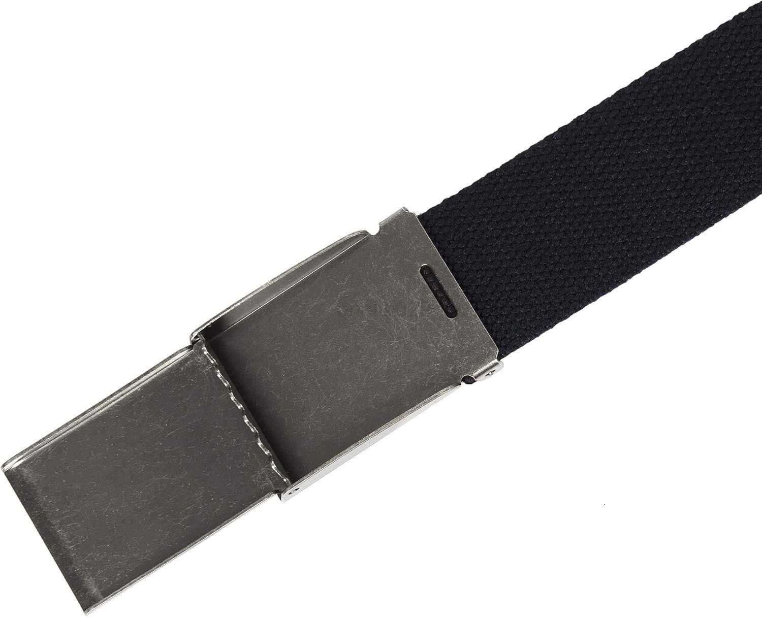 High Life Canvas Web Belt Cut to Fit Up to 52 FlipTop Matte Silver Nickel 12 Colors W251009