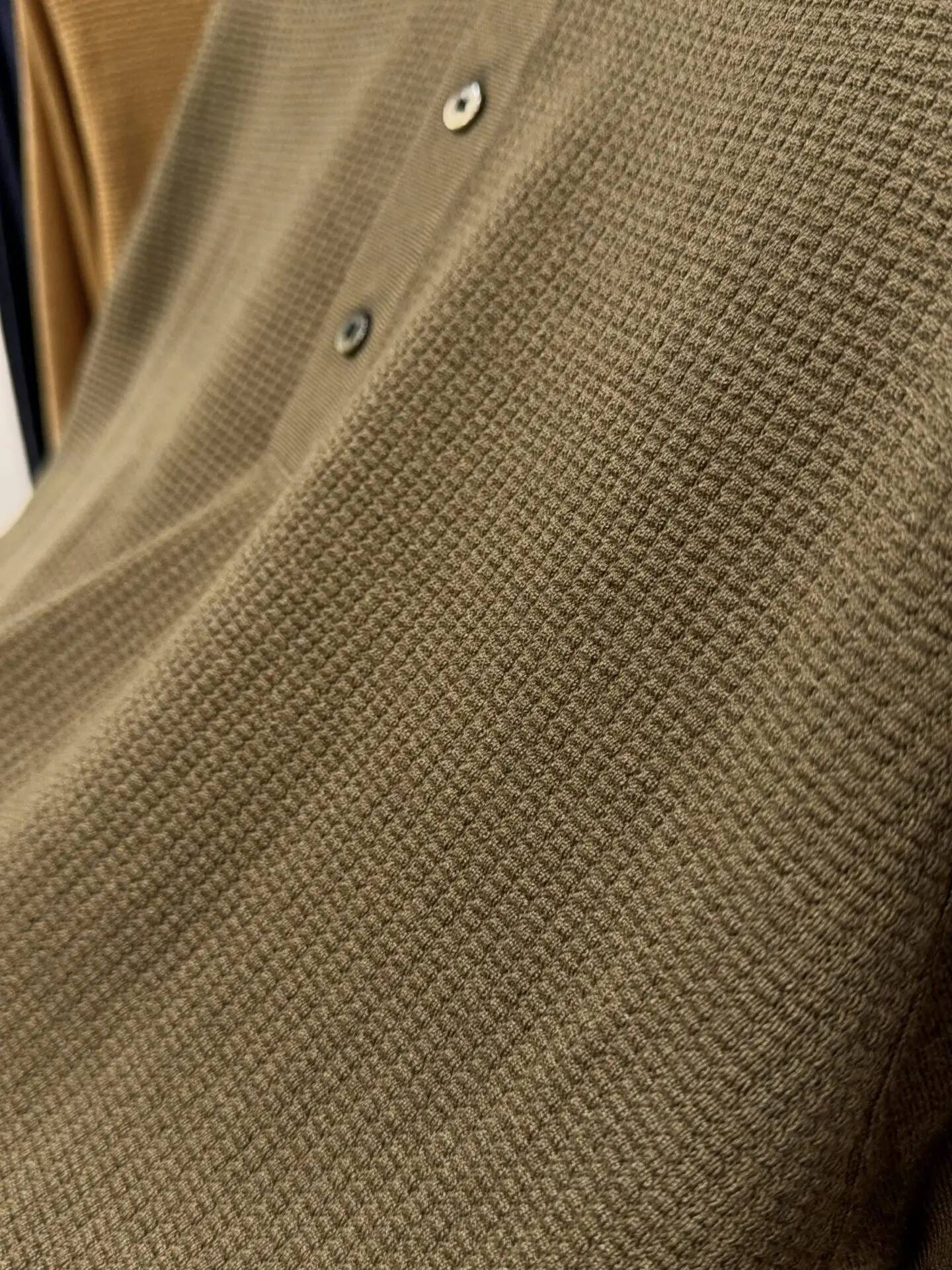 LP Italian Cashmere Mulberry Silk Haiou Neck Knitted Polo Shirt