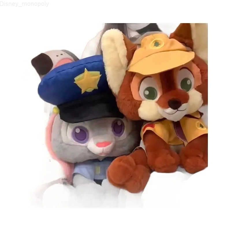 Disney Zootopia Kawaii Judith Nick Plush Toy Cartoon Character Fox Rabbit Animal Giving Girlfriend Christmas Gift H251009