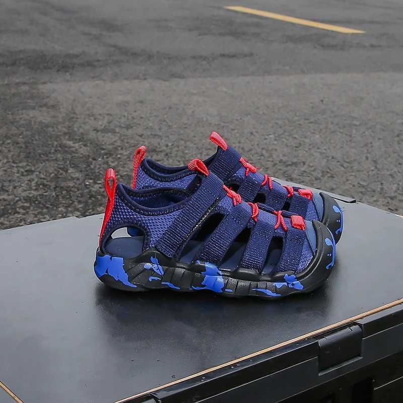 New summer childrens casual sandals breathable lightweight easy to soft wearresistant nonslip versatile and fashionable J251027