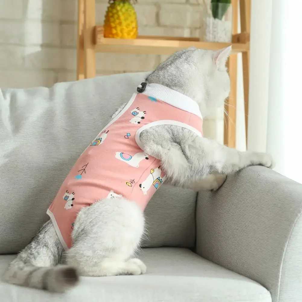 Pet Surgery Recovery Suit Comfortable Pet Postpartum Clothes Professional Pet Cat Surgery Shirt C251009
