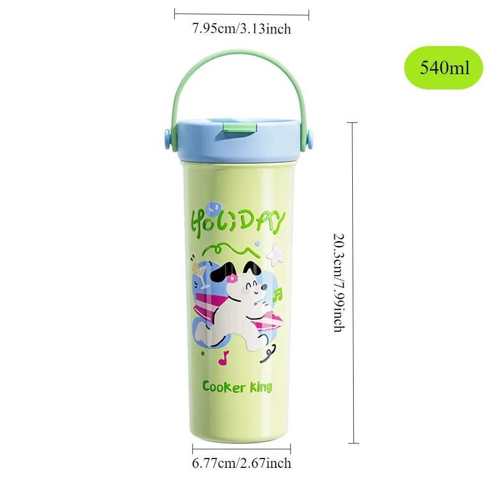 COOKER KING 316 Stainless Steel Thermos Food Grade Childrens Water Bottle Leak Proof Long Lasting Insulation Portable Water Cup C251008