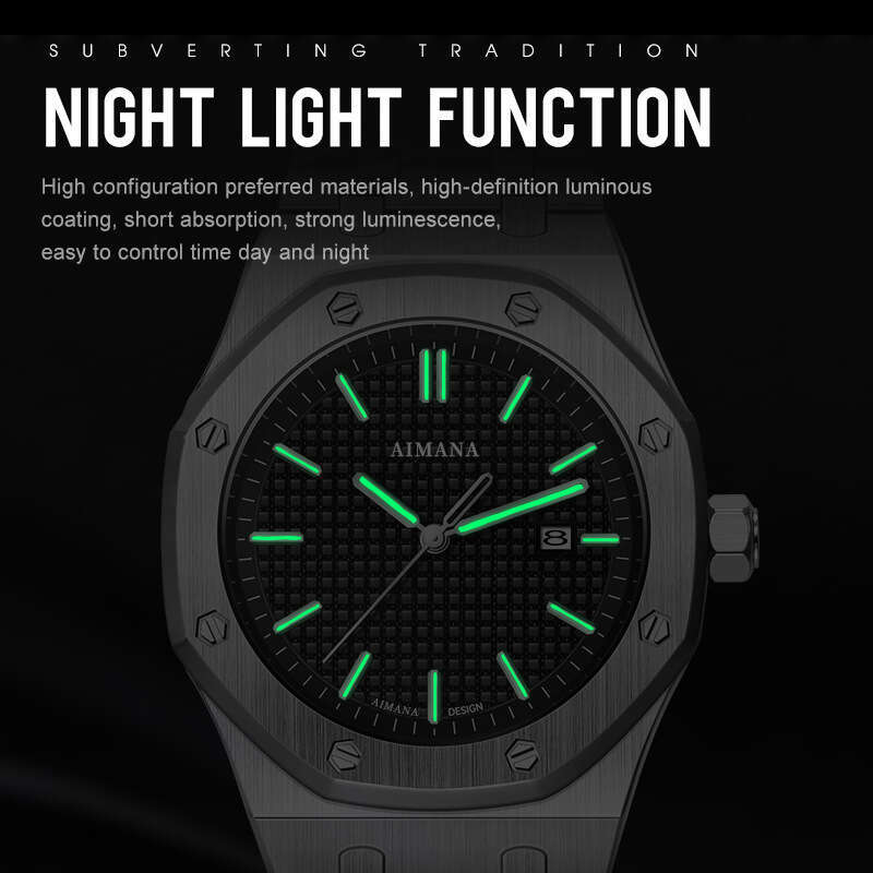 Swiss Brand Men's New Waterproof Luminous Watch