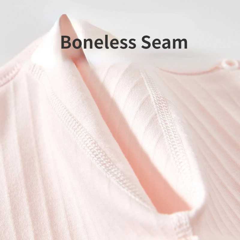 Boys Girls Newborn Jumpsuit Baby Cotton OnePiece Romper Infant Long Sleeve Boneless Pajamas Four Seasons 06M C251009