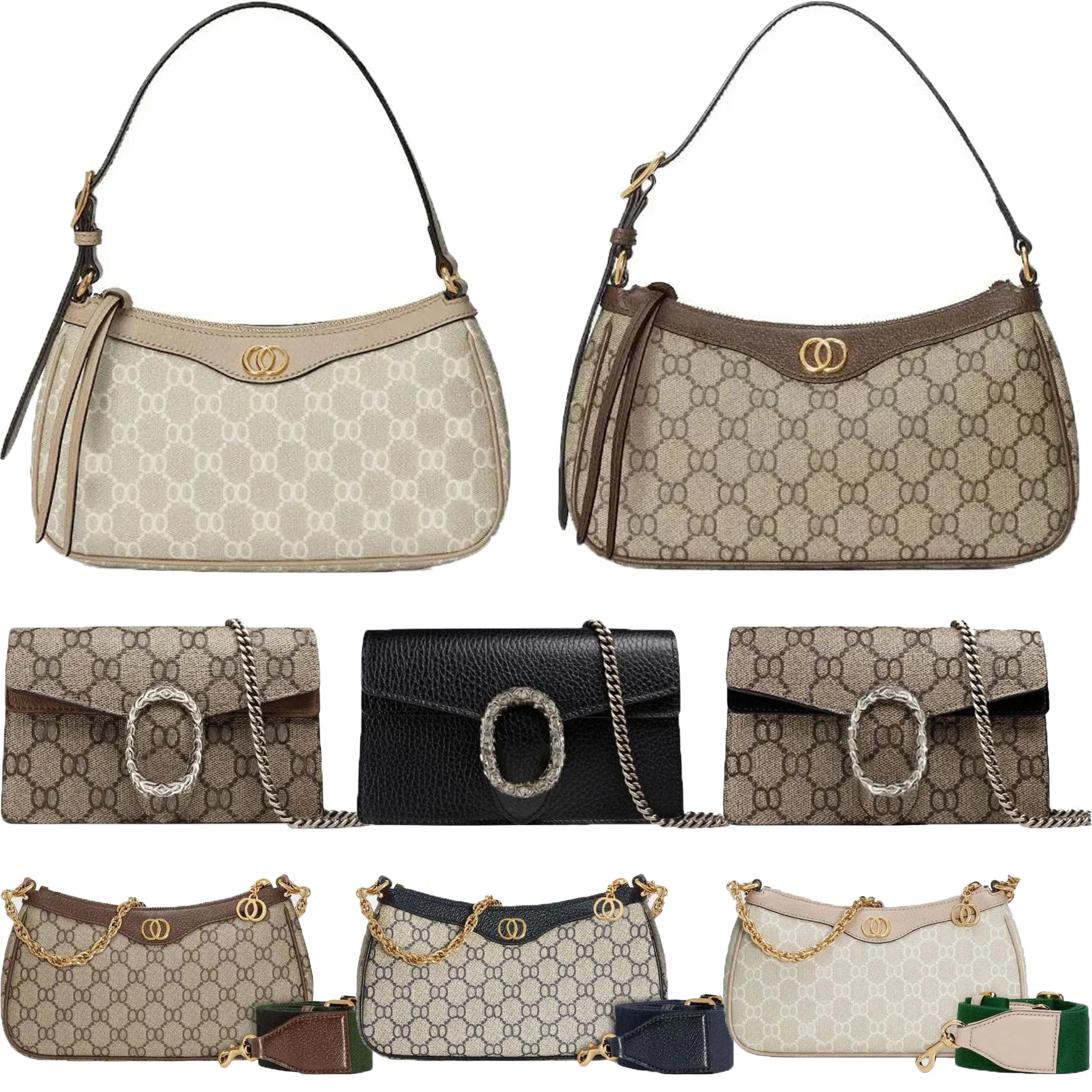 Luxury bag designer bag Shoulder bag Crossbody bag for woman Ophidia Hobo Underarm Bag banquet bag Mobile phone bag Purse Leather and makeup bag Hot selling