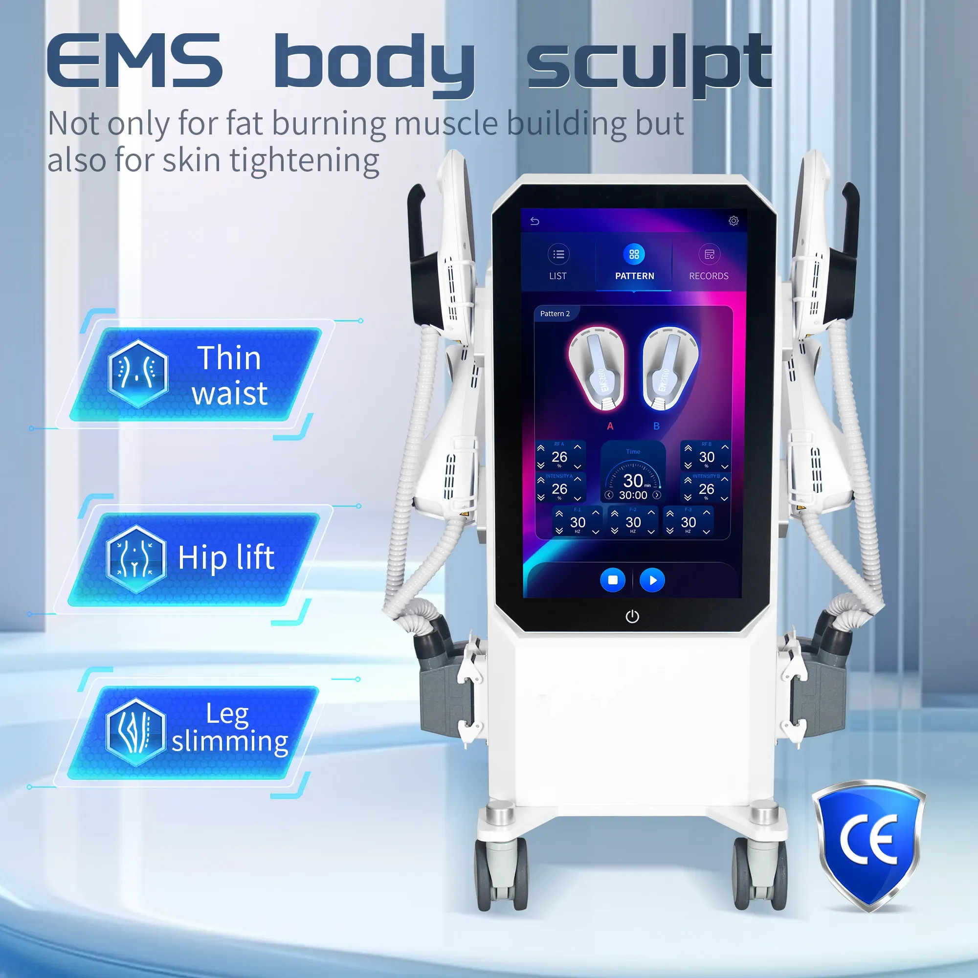 EMSZERO Body Sculpt Latest EMS HI-EMT High Intensity Pulsed Electromagnetic For Arm Slim Body Shaping Muscle Training