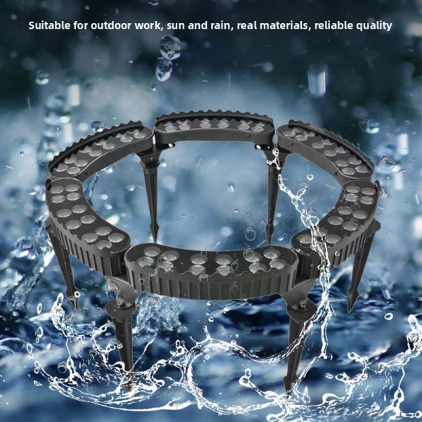 Adjustable Circular Tree - Hugging LED Landscape Light Set, for Garden and Outdoor Decoration