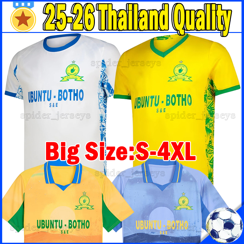 XXXL 4XL 25 26 Mamelodi Sundowns F.C. Soccer Jerseys RAYNERS MOTHIBA SHALULILE MATTHEWS SALES Football Shirts 2025 2026 LETHLAKU ADAMS MKHULISE MOKOENA Men Uniforms