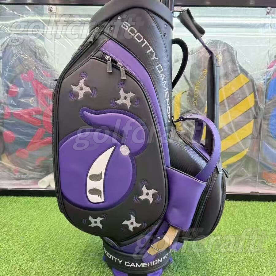 Golf bag portable stand ball bag 2025 new style portable stand bag PU waterproof balancebase ed405