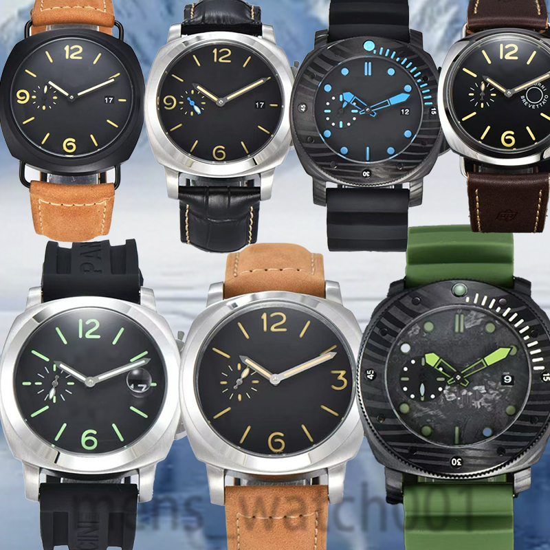 AAA watch Men's sports watch, automatic mechanical movement, 44mm buckle/belt/rubber strap watch