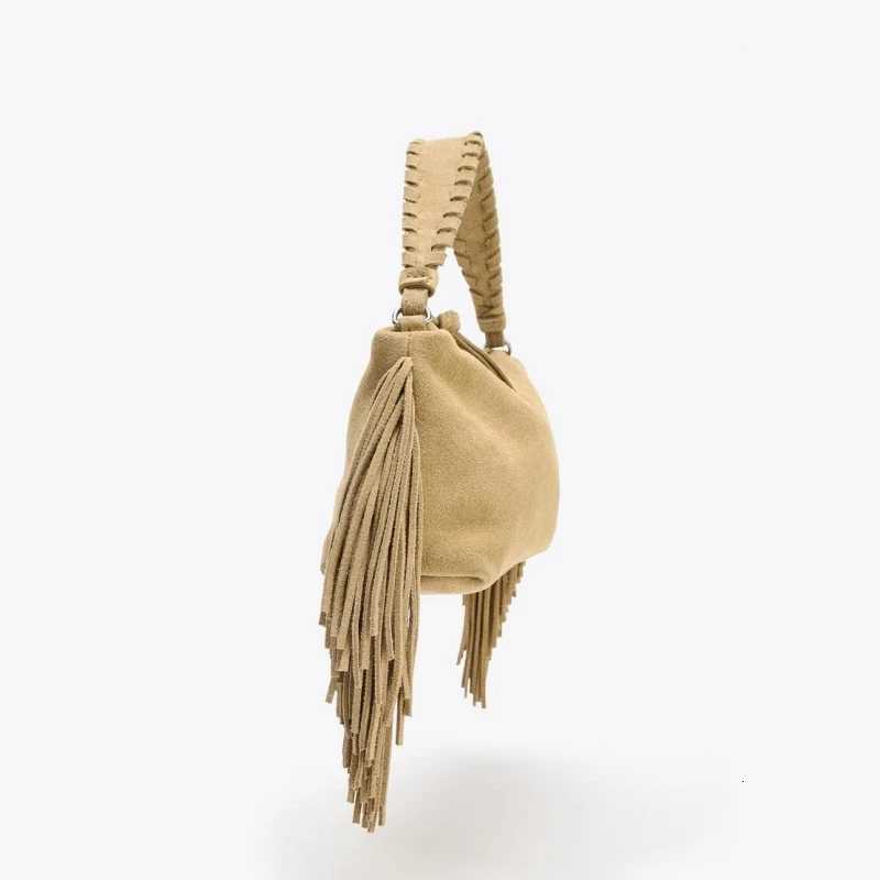 WENS MINI SUEDE FRINGED BAG New Luxury Designer Small Handbag Spacious Crossbody Bag For Ladies Fiable Tassel Bag D251009