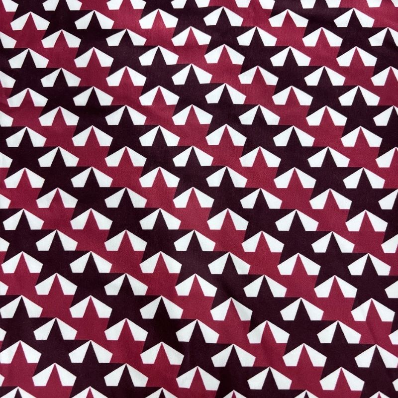 Women's Autumn New Fashion Commute Star Print Slit Long Sleeve Midi Dress-CF52896