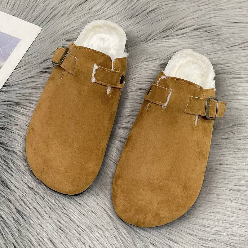 Designer Clogs Sandals Suede Clog Slippers Cork Flat mules High Quality flip flops Leather Slide Soft Footbed Beach Casual Shoes Women Men Size 35-46