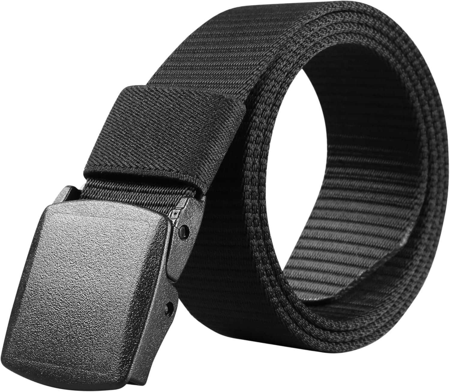 Nylon Belts for Men with No Metal Fast Pass Through the Airport Security for Work Travel W251009
