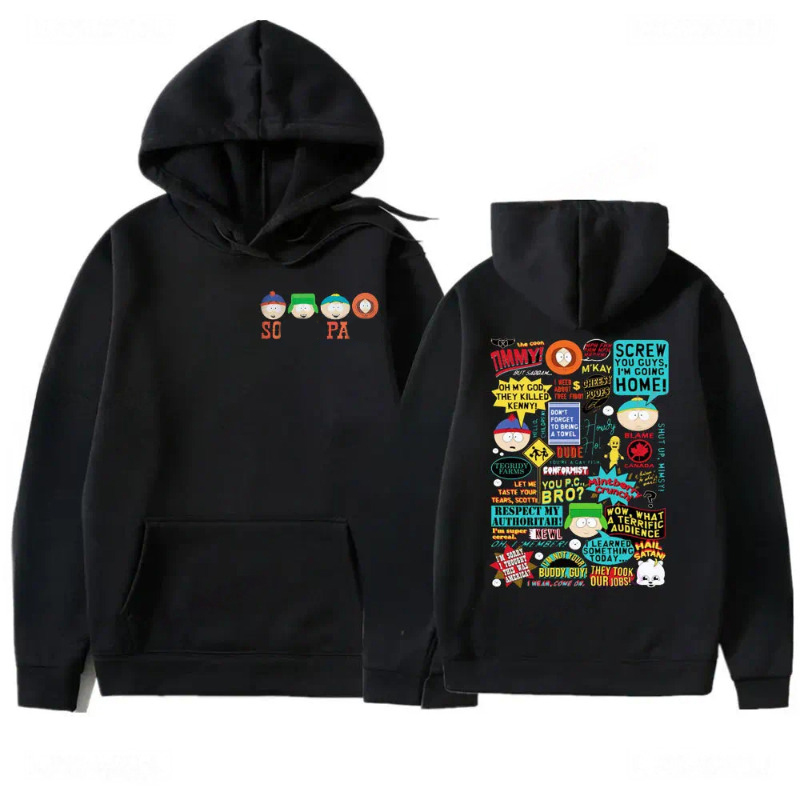 Men's Hoodies Anime Print Hoodie Autumn And Winter Hooded Sweatshirt Fashion Warm Pullover In & Sweatshirts