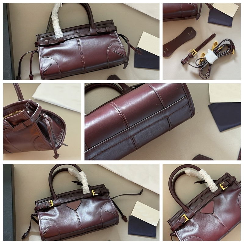Soft Lux Baby Bonnie Oil Wax Leather Underarm Bag Handbag Shoulder Bag High Quality Designer Vintage Crossbody Tote Bag Suede Bag