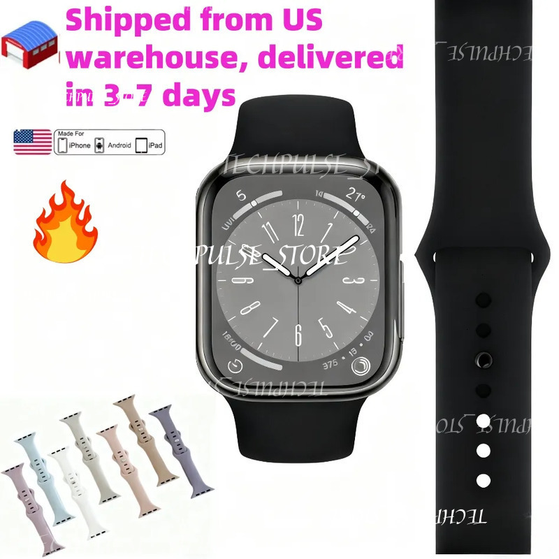 US tech73 Warehouse Smartwatch Series 10.46Mm 2.1-Inch Men's And Women's Bluetooth Call Bracelet Wireless Fiess Tracker Sports Smart Watch Case