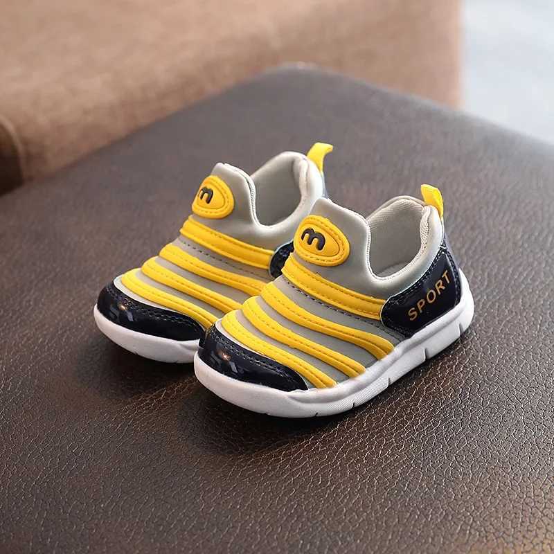 Spring Kids Shoes New Fashion Comfort Girls Sneakers Soft Soles Anti Slip Breathable Boy Shoe Cartoon Simple Classic Casual Shoe J251027