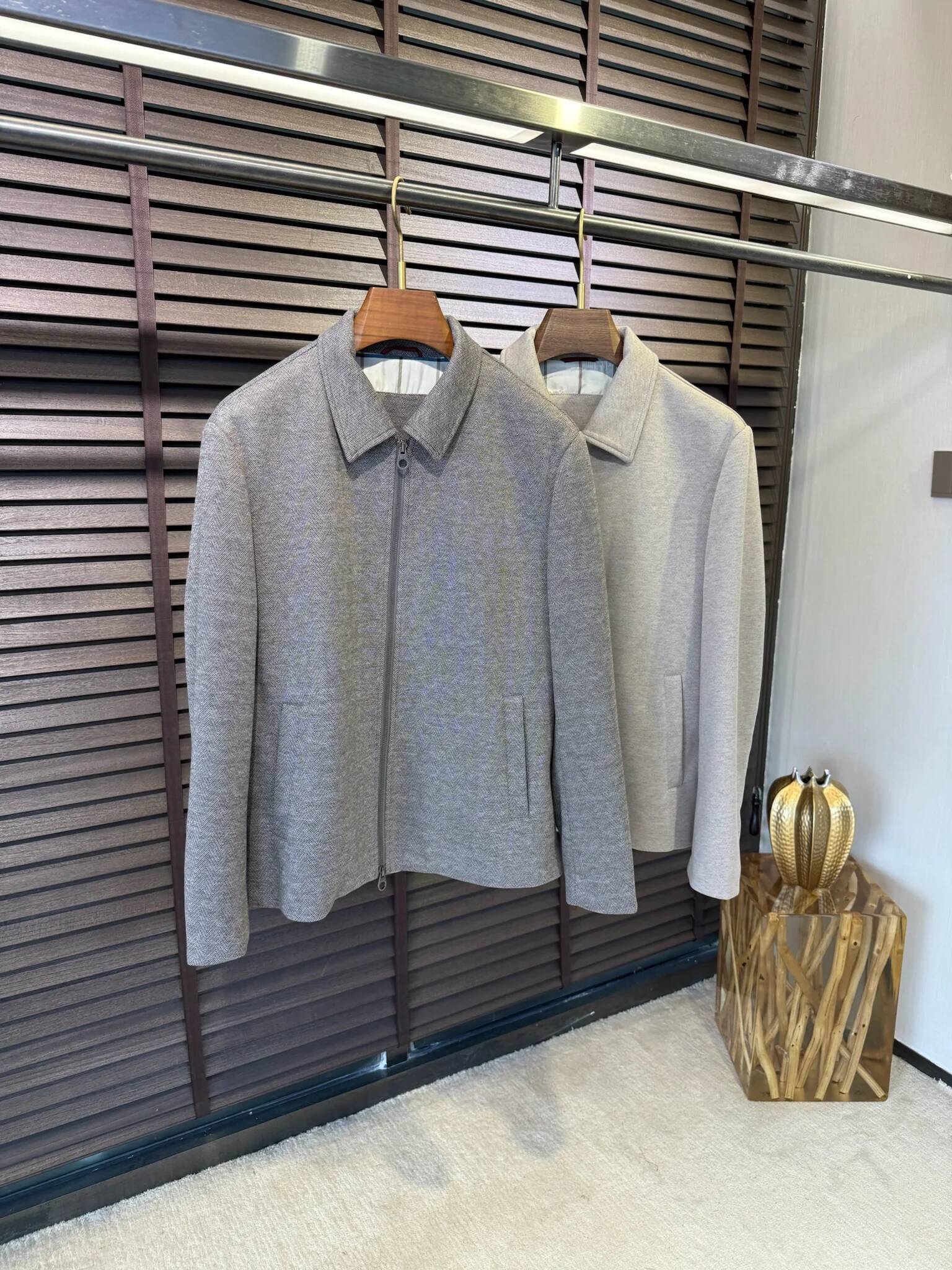 LP Cashmere Blend Casual Jacket Old Money Wind 25aw Lapel Business Casual Wool Jacket