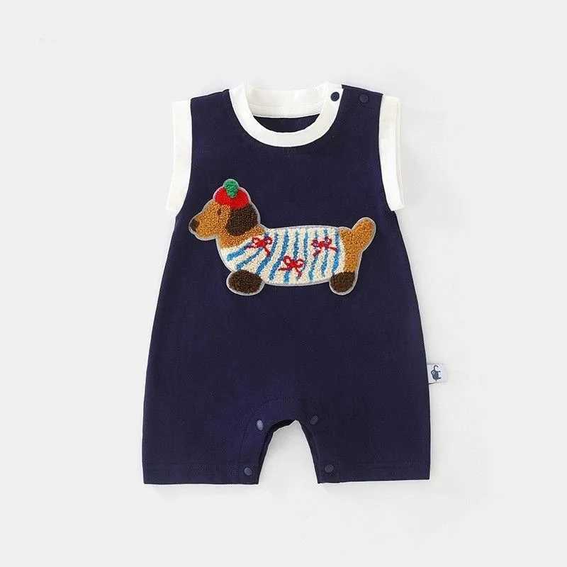 Baby Girl Romper Summer Toddler Baby Girl Clothes Sleeveless Bodysuit Infant Breathable Onepiece Jumpsuit C251009